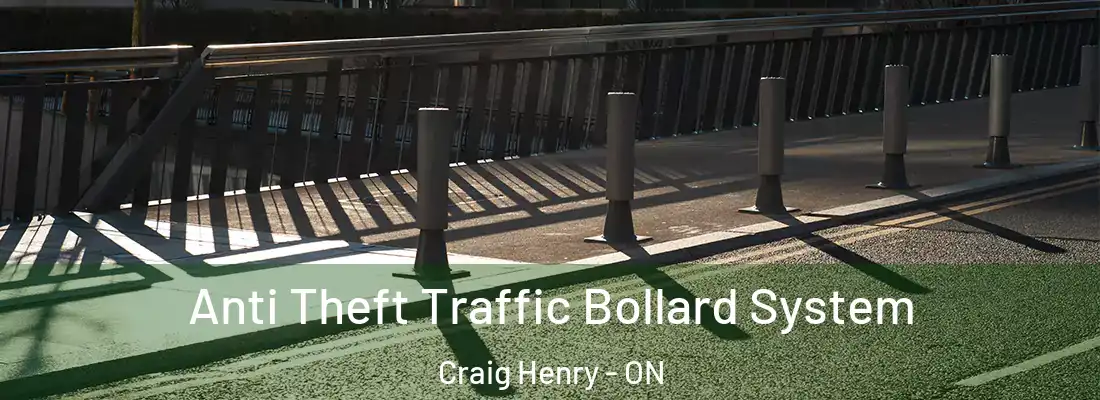  Anti Theft Traffic Bollard System Craig Henry - ON