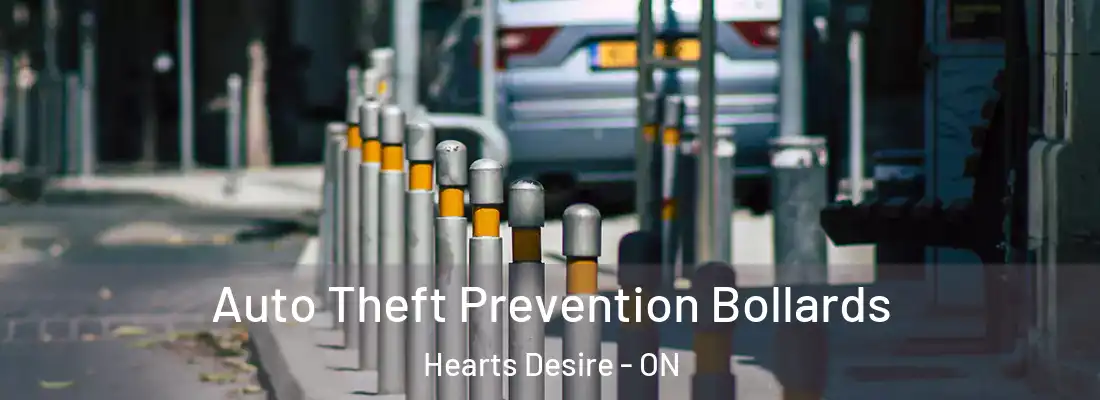  Auto Theft Prevention Bollards Hearts Desire - ON