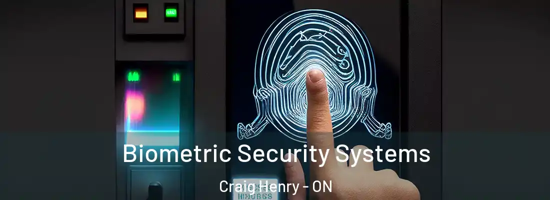  Biometric Security Systems Craig Henry - ON