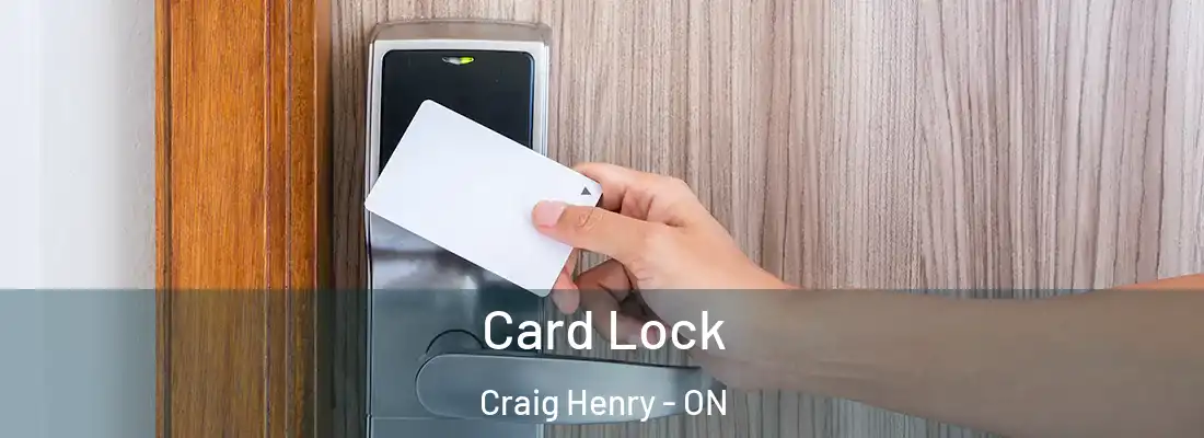  Card Lock Craig Henry - ON