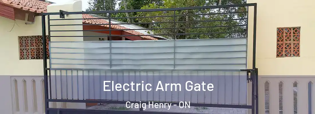  Electric Arm Gate Craig Henry - ON