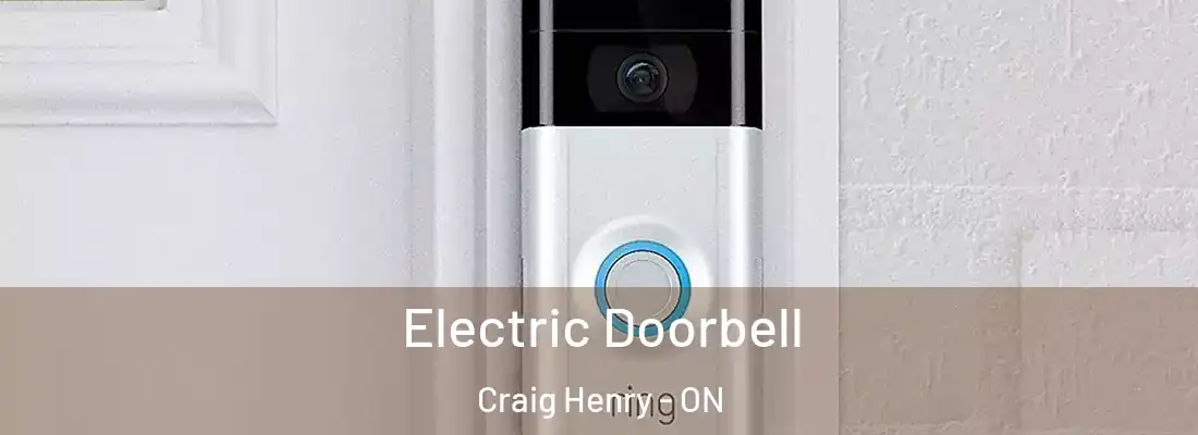  Electric Doorbell Craig Henry - ON