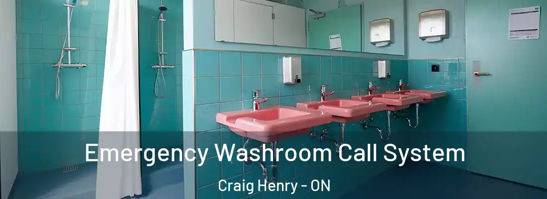  Emergency Washroom Call System Craig Henry - ON