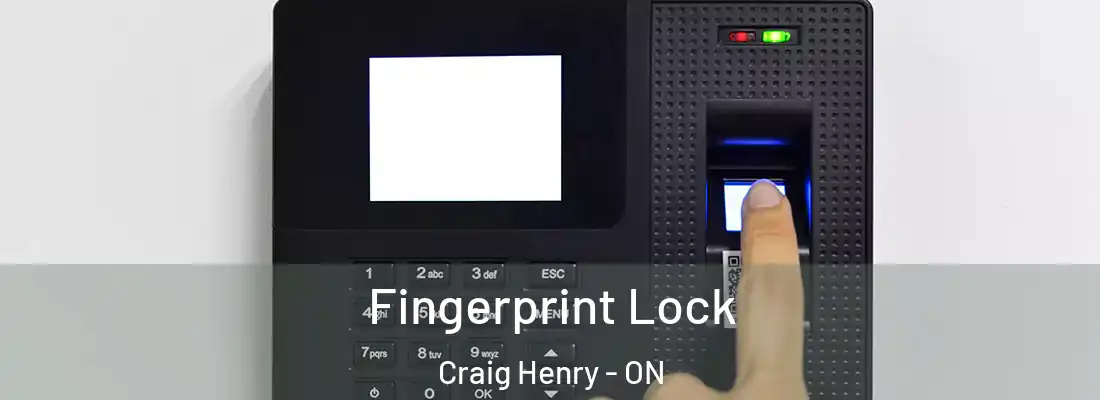  Fingerprint Lock Craig Henry - ON