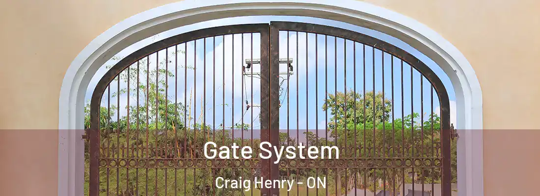  Gate System Craig Henry - ON