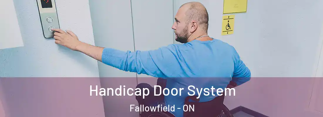  Handicap Door System Fallowfield - ON