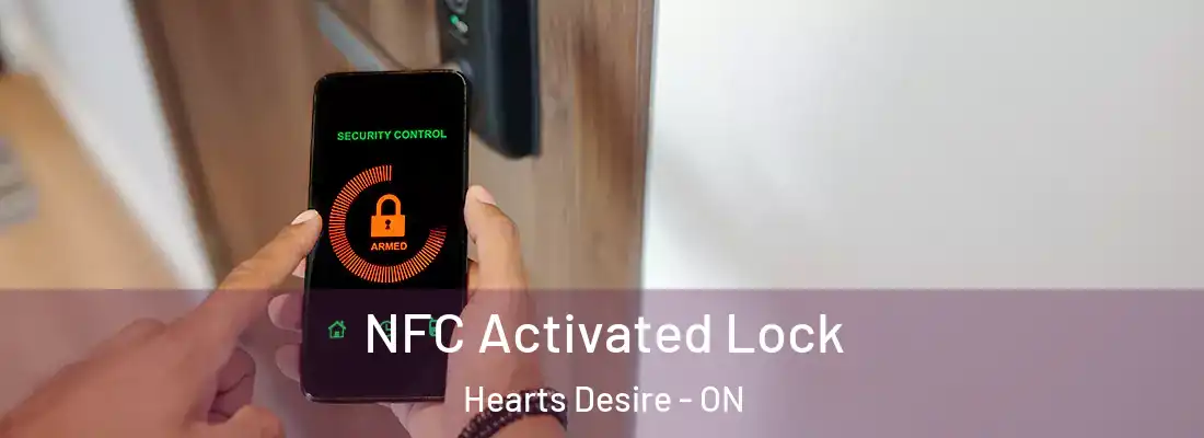  NFC Activated Lock Hearts Desire - ON