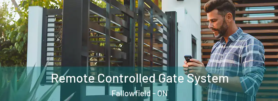  Remote Controlled Gate System Fallowfield - ON