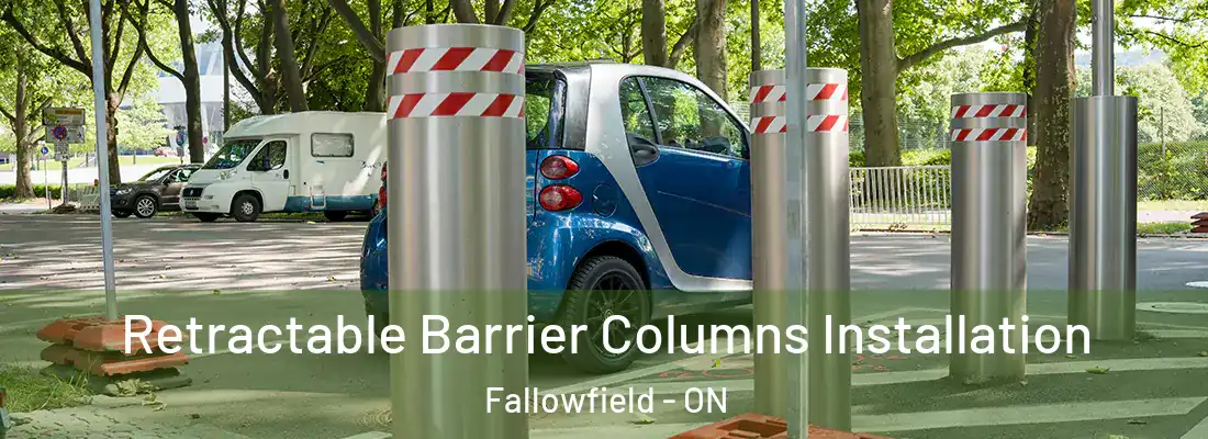  Retractable Barrier Columns Installation Fallowfield - ON