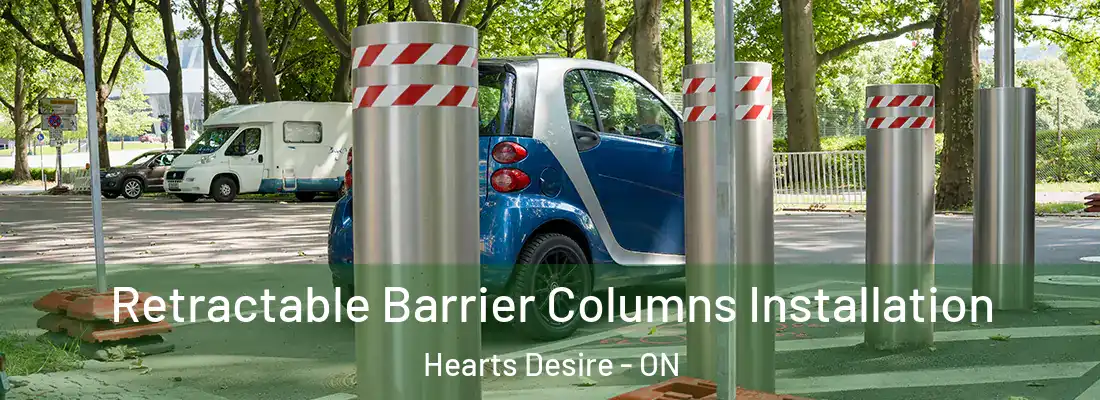 Retractable Barrier Columns Installation Hearts Desire - ON