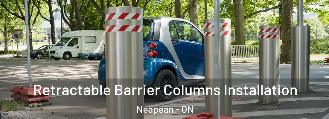  Retractable Barrier Columns Installation Neapean - ON