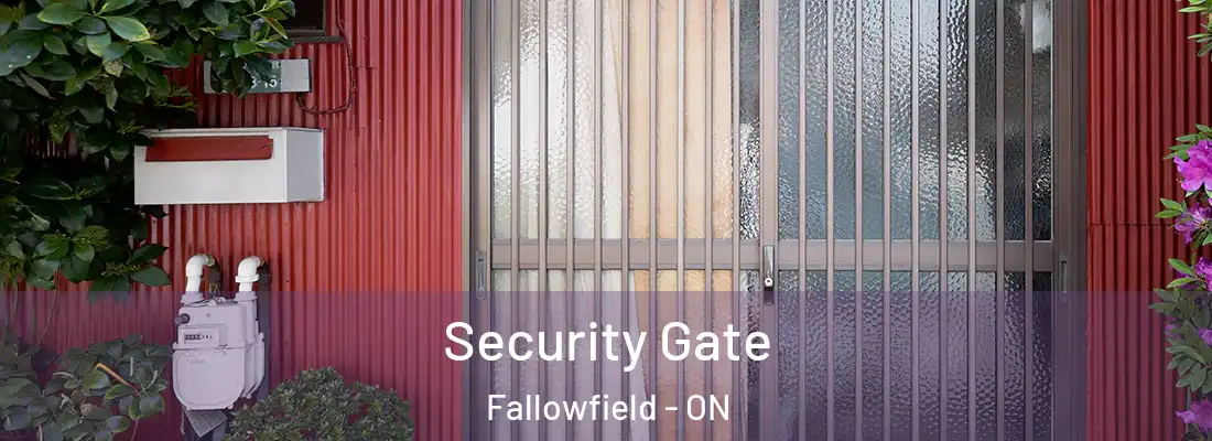  Security Gate Fallowfield - ON