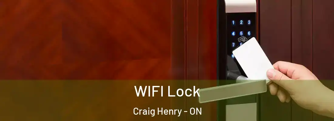  WIFI Lock Craig Henry - ON