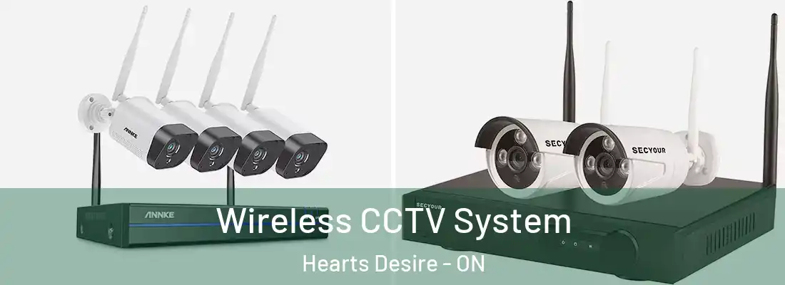  Wireless CCTV System Hearts Desire - ON